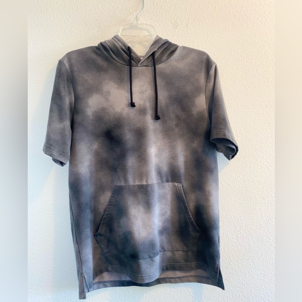 Athletic Works Lightweight Hoodie Women’s Medium Gray Short Sleeve